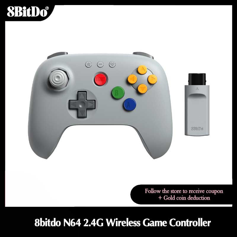 Gaming Console Android - 8BitDo N64 2.4G draadloze gamingcontroller met