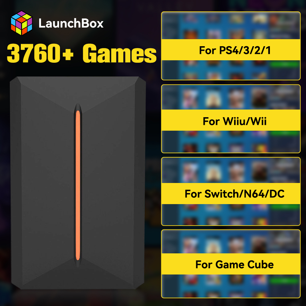 Gaming Console Os - Launchbox OS Retro Gaming HDD 3760+Games