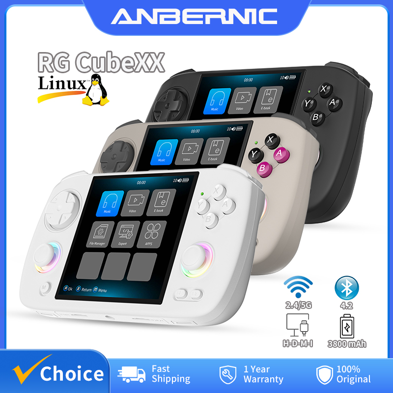 Gaming Console Android - ANBERNIC RG Cubexx Retro Handheld Game