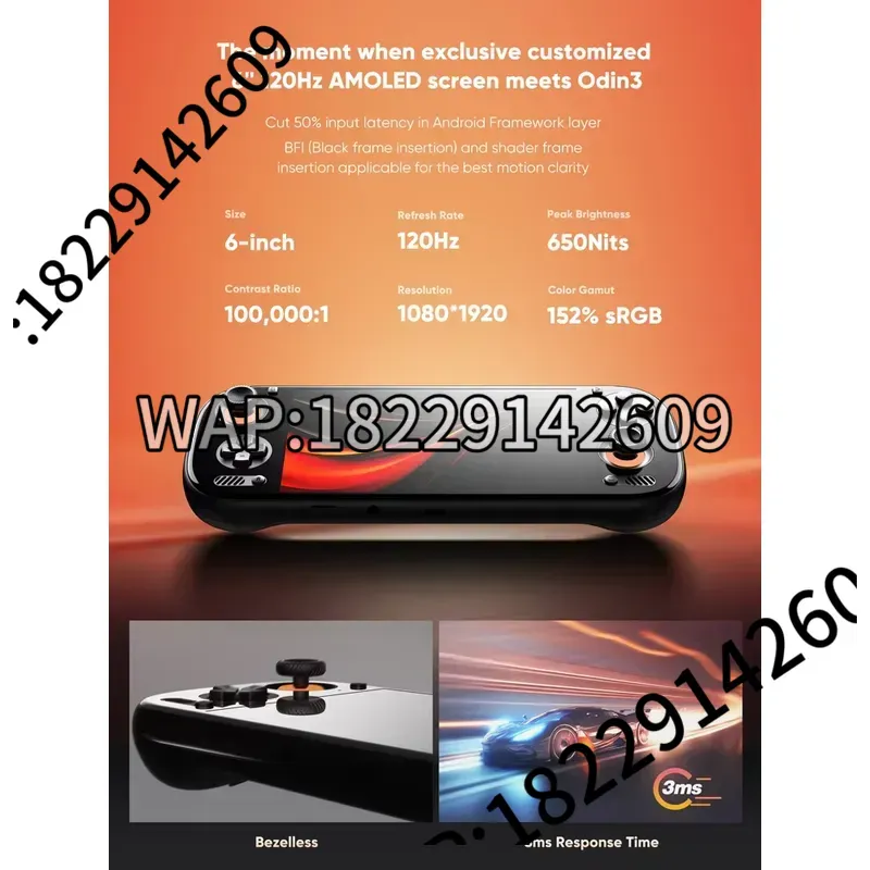AYN Odin 3 Gaming Console Hand - Gaming Console Android recensie en prijs