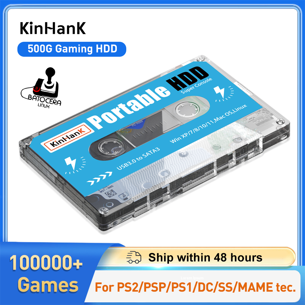 KINHANK 500G Gaming HDD Super  - Gaming Console Os recensie en prijs