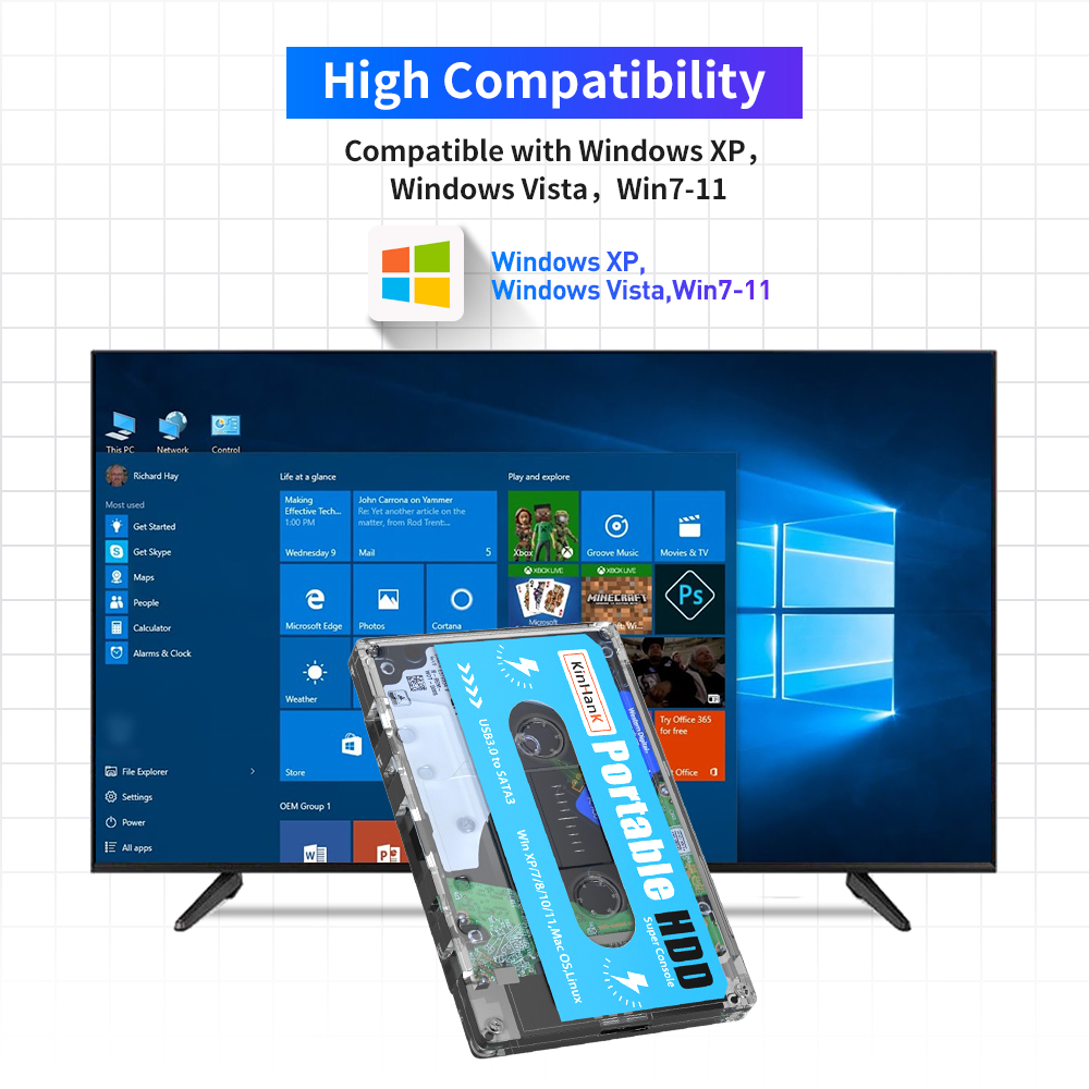 KINHANK 500G Gaming HDD Super  - Gaming Console Os recensie en prijs