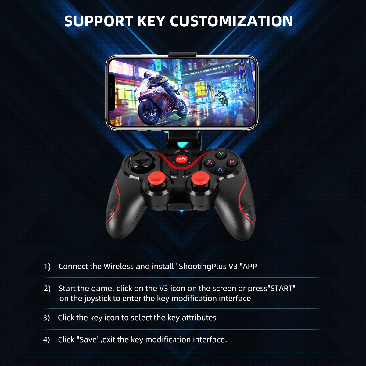 GAMINJA Draadloze Bluetooth Ga - Gaming Console For Smart Tv recensie en prijs