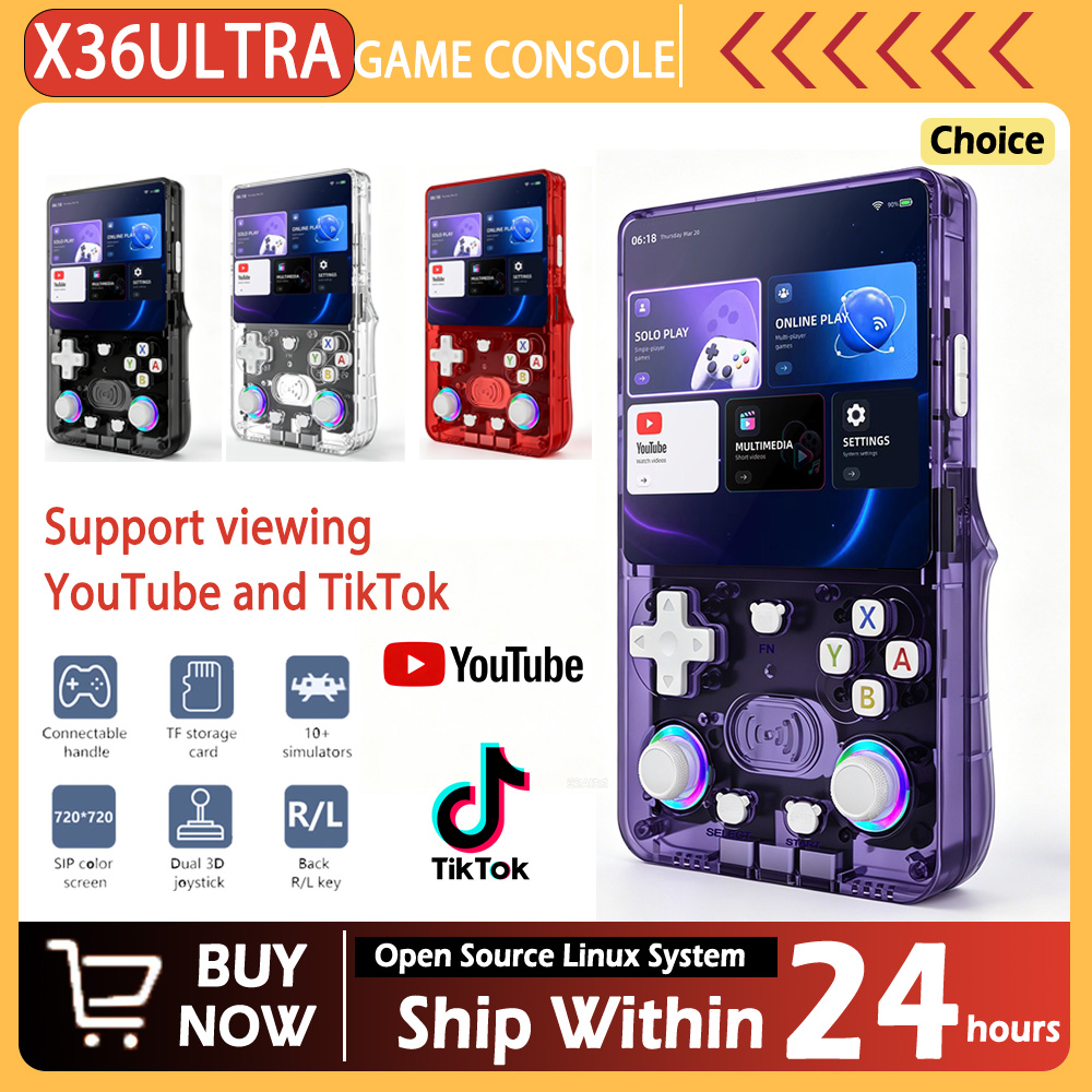 Nieuwe X36 ultra retro handhel - Gaming Console Android recensie en prijs