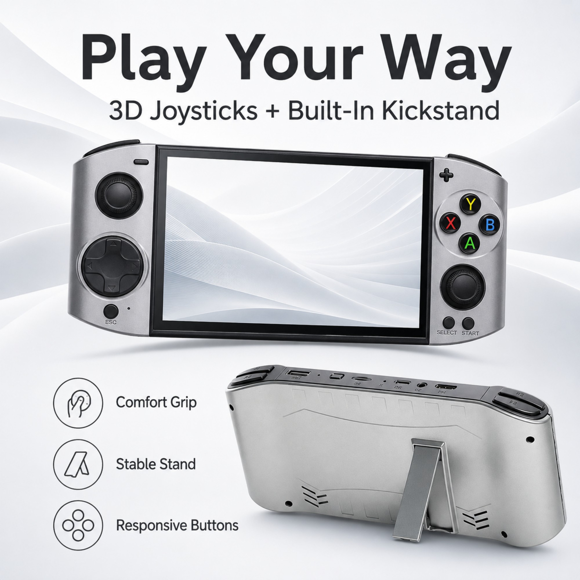 09 Ultra 5.1 Inch OLED Handhel - Gaming Console Os recensie en prijs